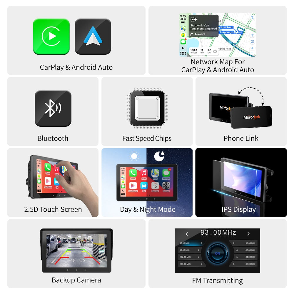 DriveSync Plus™ | TouchScreen CarPlay/Android Auto